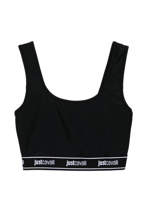 Top donna con banda logo JUST CAVALLI | 80PAM204J0108899